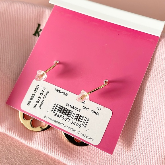 Kate Spade Symbols Collection earrings - Picture 4 of 4